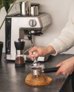 Kaffeestampfer Coffee Barista Silber - Metall - 2 x 8 x 6 cm