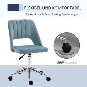 Bürostuhl 921-481 Blau - Textil - 54 x 91 x 49 cm