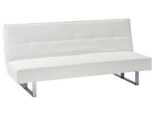 3-Sitzer Sofa DERBY Silber - Weiß