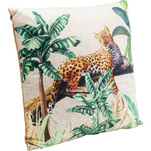 Coussin jungle léopard Textile - 43 x 43 x 5 cm