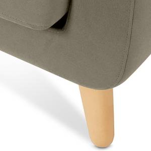 TAGIO Ecksofa rechts mit Ottomane Beige