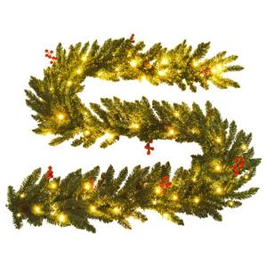 Weihnachtsbaum-Set Gold - Grün - Kunststoff - 65 x 120 x 65 cm