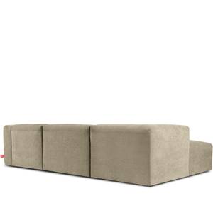 Ecksofa BUFFO 5-Sitzer Sandbraun - Breite: 297 cm - Armlehne beidseitig montierbar - Ecke davorstehend links - Ottomane davorstehend links