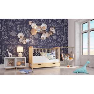 Mitwachsendes Babybett Pinie Beige Dekor