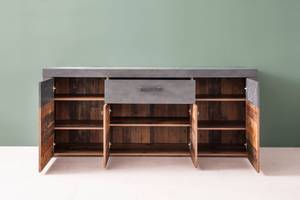 Sideboard Irina Grau - Holz teilmassiv - 178 x 76 x 40 cm