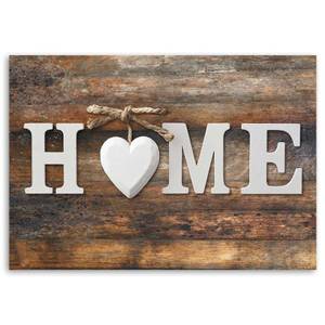 Bilder Home Herz Holz Vintage Retro 100 x 70 cm