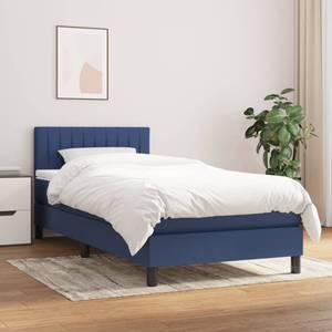 Boxspringbett 3017287-17 Blau - 80 x 203 cm