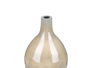 Vase à fleurs LEGANES Beige - Gris - Céramique - 15 x 47 x 15 cm
