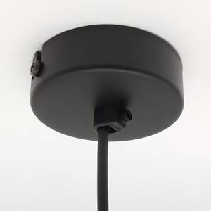 Suspension Tuzzi Noir - Doré - Abat-jour diamètre : 40 cm