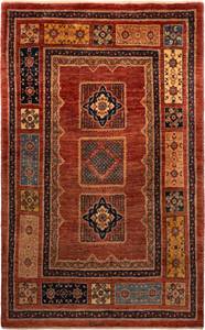 Tapis Kashkuli CLXX Rouge - Textile - 107 x 1 x 165 cm