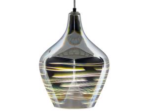 Lampe suspension SANGONE Argenté - Verre - 23 x 148 x 23 cm