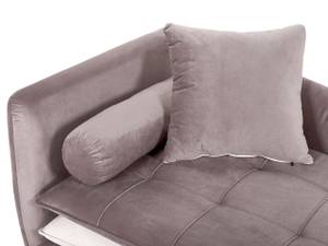 Chaise longue GONESSE Marron - Doré - Taupe - Blanc