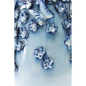 Vase Butterflies Blau - Keramik - 23 x 35 x 23 cm