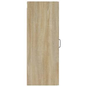 Klassischer Hängeschrank mit 3 Fächern Braun - Holzwerkstoff - 35 x 90 x 34 cm