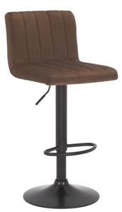 Tabouret de bar Jamie Lot de 2 Marron