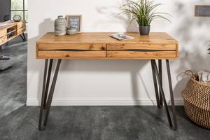 Konsolentisch LIVING EDGE Braun - Massivholz - Holzart/Dekor - 120 x 82 x 40 cm