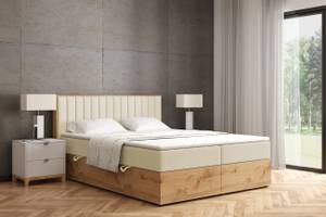 Boxspringbett LOLLY3 Beige - Breite: 189 cm - H4