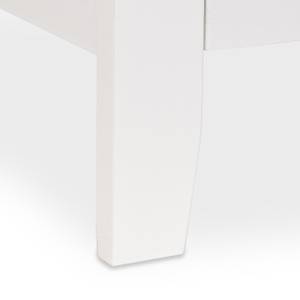 Badezimmerschrank weiß LAMELL Silber - Weiß - Bambus - 26 x 92 x 50 cm