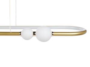 Lampe suspension FEALE Doré - Blanc