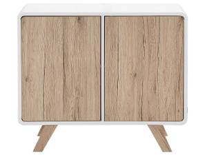 Sideboard MILO Braun - Weiß - Holzwerkstoff - 90 x 76 x 40 cm