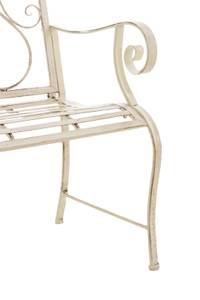 Chaises de jardin Punjab Lot de 2 Blanc crème