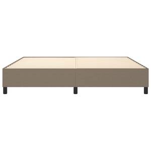 Boxspringbett 3016024-6 Schwarz - Taupe - Breite: 200 cm