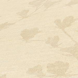 Vliestapete Floral Beige Beige - Grau