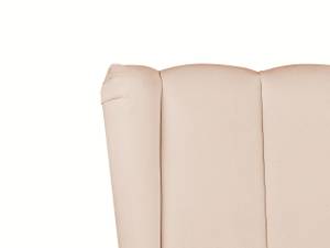 Lit double MIRIBEL Beige - Doré - Largeur : 187 cm