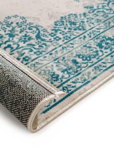 Outdoor Teppich Antique 1 Beige - Türkis - Textil - 120 x 1 x 170 cm