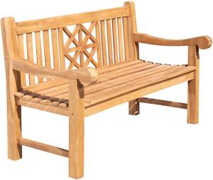 Banc de jardin Florida Bois manufacturé - 150 x 92 x 72 cm