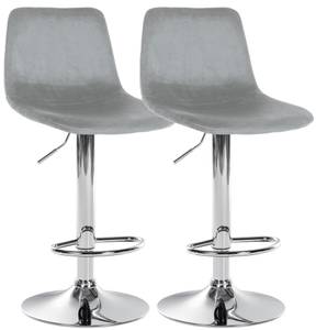 Barhocker Divo 2er Set Grau