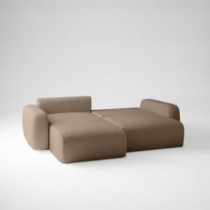 Ecksofa Eckcouch Sassari mini Sofa Braun - 148 x 257 cm