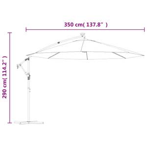 Parasol en porte-à-faux 3007815 Blanc crème