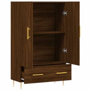 Highboard DE6981 Eiche Schwarzbraun Dekor