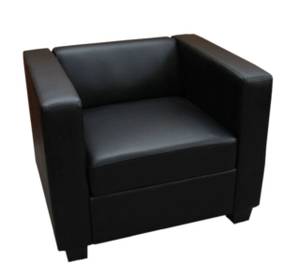 fauteuil lounge Lille Noir
