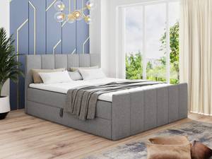 Boxspringbett Star Lux Grau - Breite: 180 cm