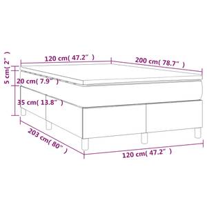 Bettgestell-K-10817 Grau