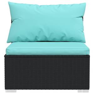 Garten-Mittelsofa 3017300 Schwarz - Hellblau