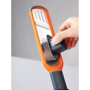 Küchenhelfer 2-in-1 HANDYGRATE Orange - Keramik - Kunststoff - 7 x 5 x 1 cm