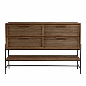 Buffet ALIDA Braun - Massivholz - 40 x 100 x 150 cm