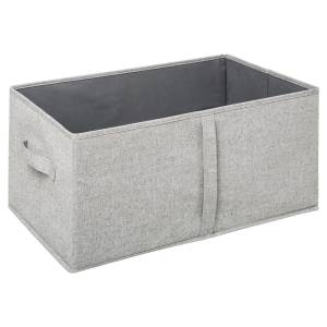 Aufbewahrungsbox mit Deckel ORGA Grau - Textil - 31 x 25 x 50 cm
