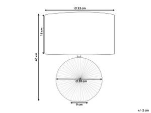 Tischlampen YUNA Durchmesser: 32 cm - Anzahl Teile im Set: 1