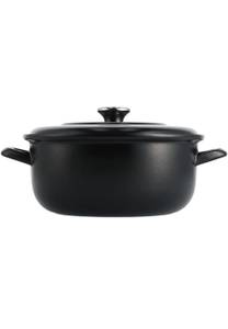 Schmortopf Dutch Oven Schwarz - Metall - 26 x 10 x 26 cm