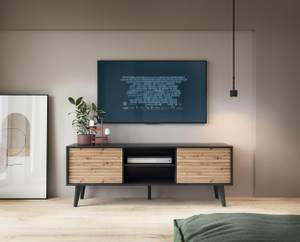 Tv lowboard WILLOW RTV154 2D Beige - Holzwerkstoff - Kunststoff - 154 x 56 x 39 cm