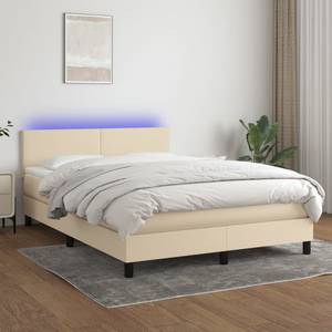 Boxspringbett 3017265-3 Creme - 144 x 193 cm