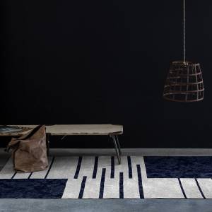 Tapis de salon  Rugs&Rugs TOKIO Bleu - Textile - 160 x 230 cm