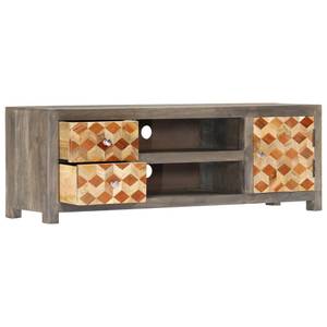 TV-Schrank 282735 Grau - Massivholz - Holzart/Dekor - 120 x 40 x 30 cm