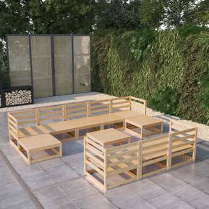 Garten-Lounge-Set (11-teilig) 3009746-1 Holz