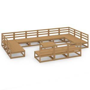 Gartenmöbel-Set Braun - Massivholz - Holzart/Dekor - 70 x 30 x 70 cm