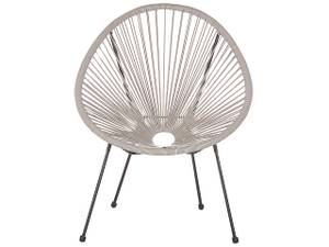 Bistro Set ACAPULCO II 3-tlg Schwarz - Grau - Hellgrau